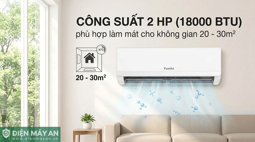 Điều hòa Funiki Inverter 18000 BTU 1 chiều HIC18TMM-6